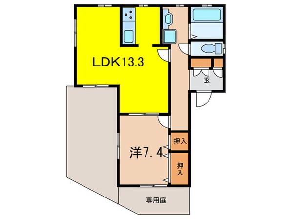 シャーメゾン北夙川の物件間取画像